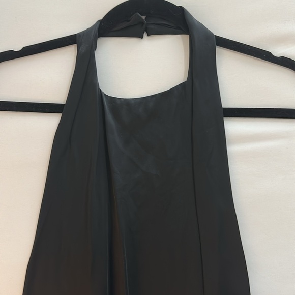 NWT Zara Studio Black Open Back Maxi Formal Dress Size M - Picture 11 of 13